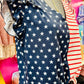 AmericA! Ruffle Sleeve Flag Top