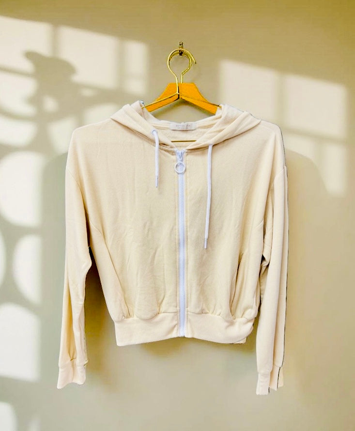 Adirondack Inner Fleece Zip-Up -Bone