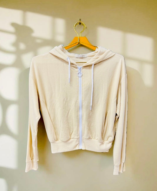 Adirondack Inner Fleece Zip-Up -Bone