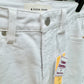 Risen Tummy Control White Cuffed Shorts