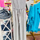 Rumor Goin' Round Smocked Jumpsuit