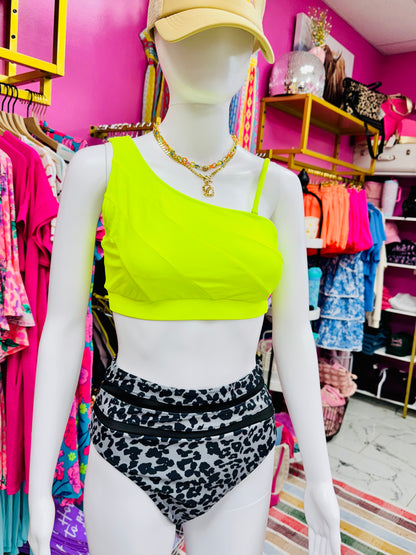 Lemon Leopard Bikini
