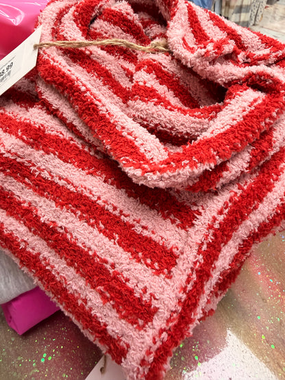 Striped Fuzzy Sweater