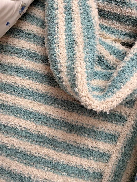 Striped Fuzzy Sweater