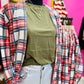 Olivia Christmas Plaid Cardigan