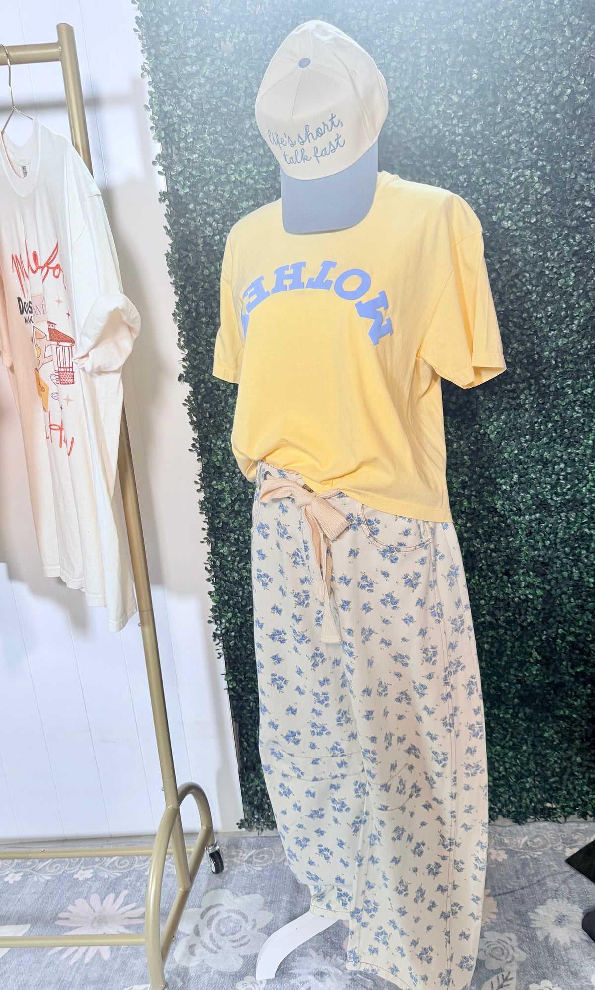 The Babette Floral Barrel Jeans