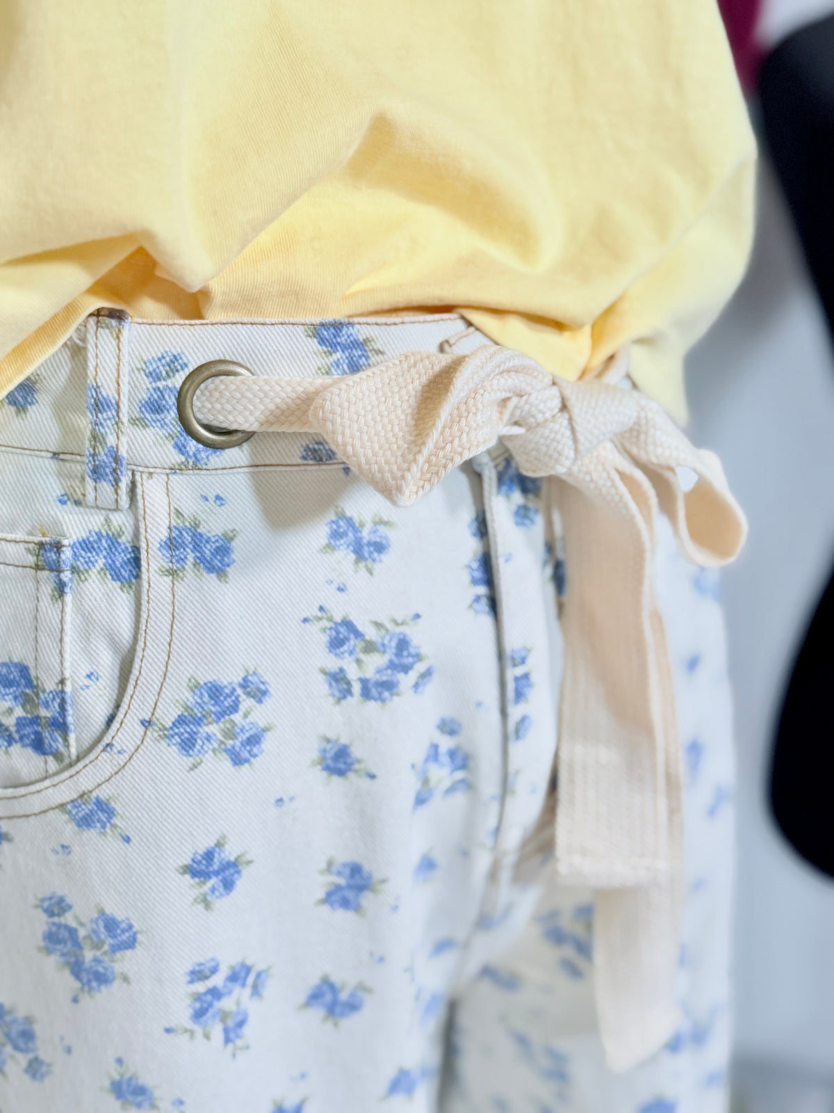 The Babette Floral Barrel Jeans