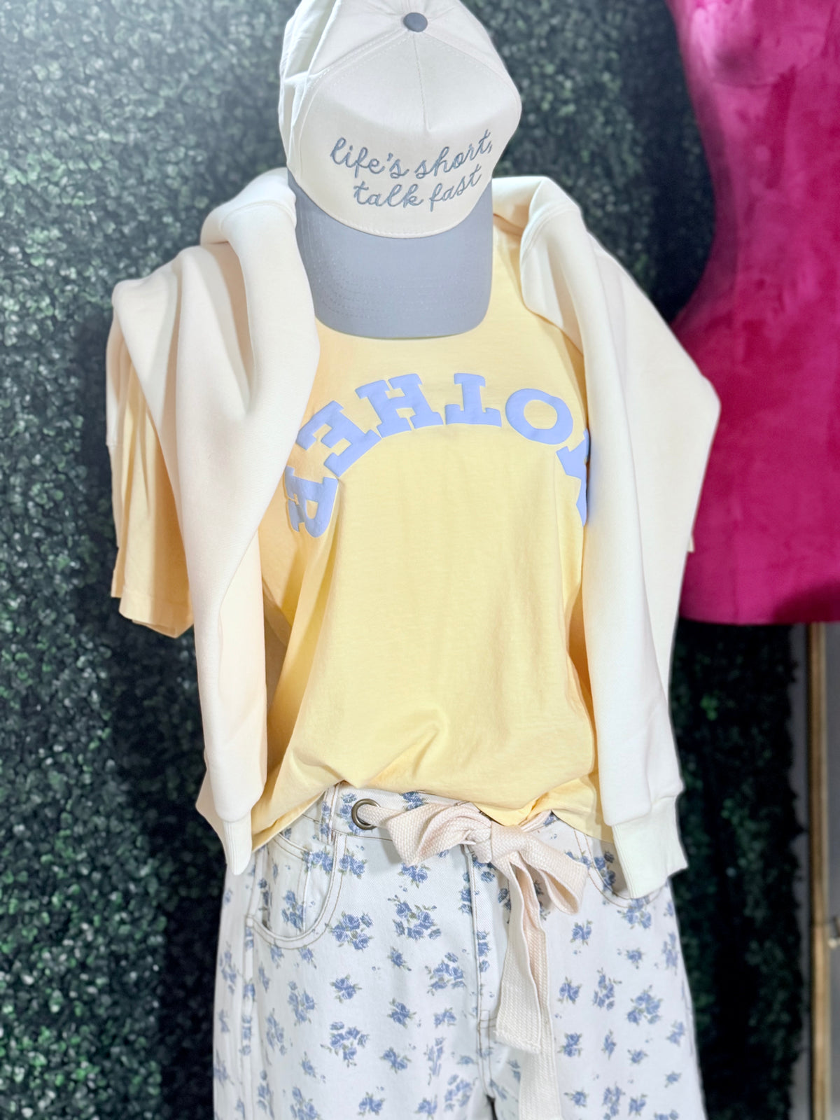 The Babette Floral Barrel Jeans