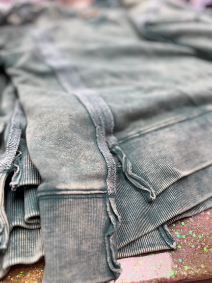 Mineral Washed Knit Top
