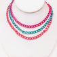 TS Ayla Metallic Choker - Light Pink