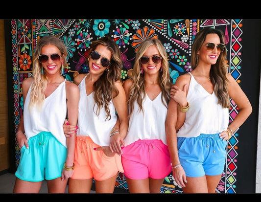Ada’s Signature Shorts- Bright Watermelon