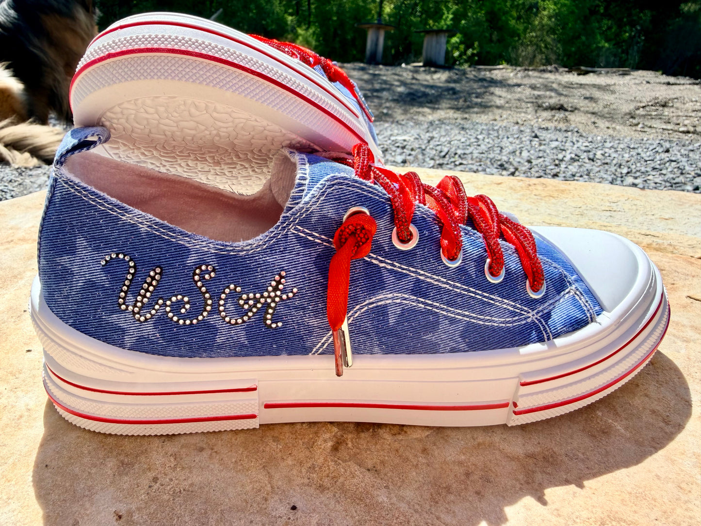 🇺🇸 Stars, Stripes & Sparkle Sneakers