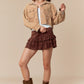 Pearl Embroidery Washed Corduroy Jacket