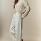 Flower Embroidery Detail Button Down Cardigan