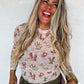 BOOTS & BLOOMS COLLECTION MESH TOPS