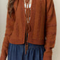 3 Bow Tie Strap Sweater Cardigan