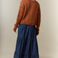 3 Bow Tie Strap Sweater Cardigan