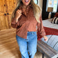 SUNDOWN SUEDE TOP