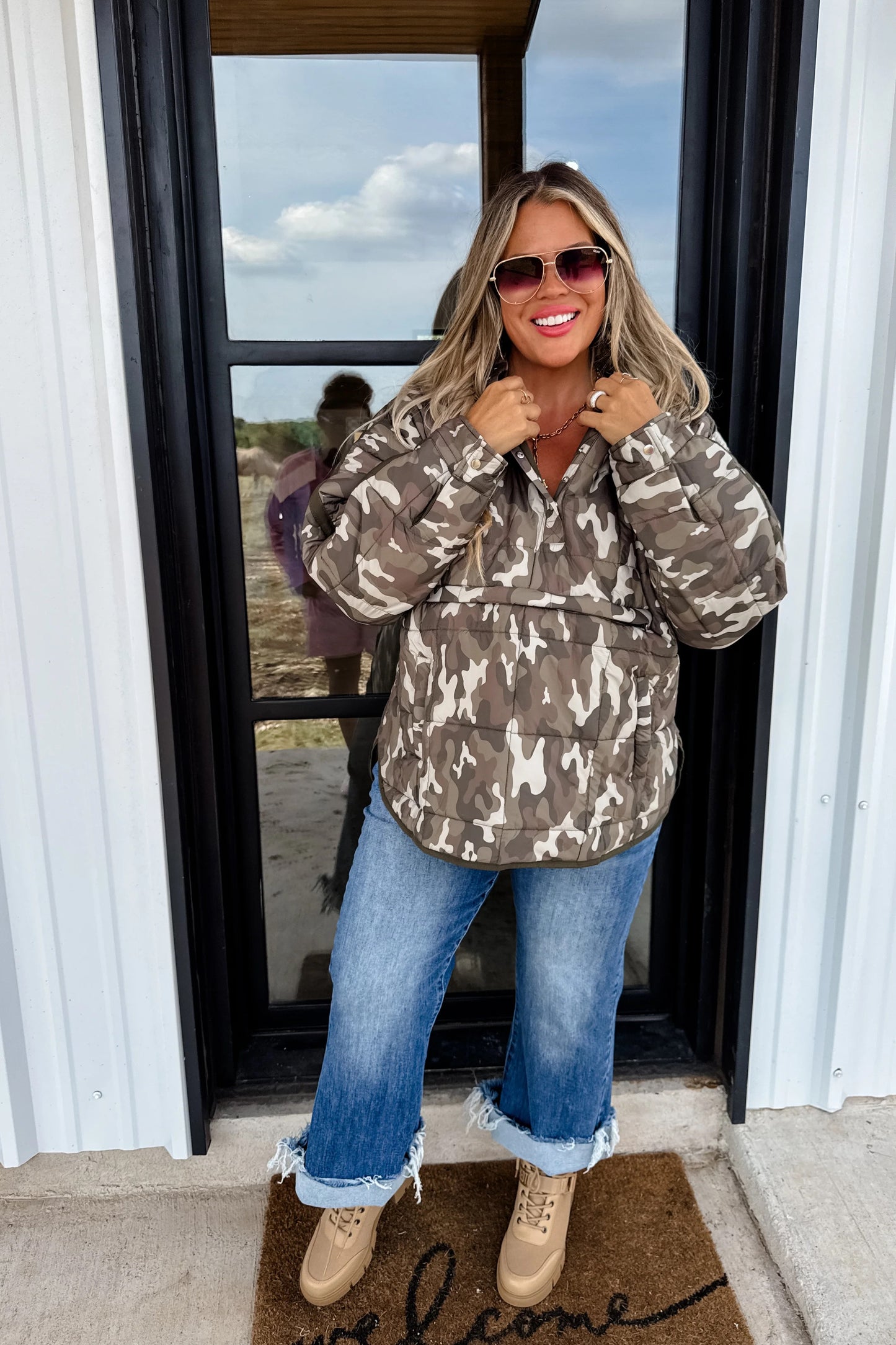 PEYTON PUFFER JACKET - Camo