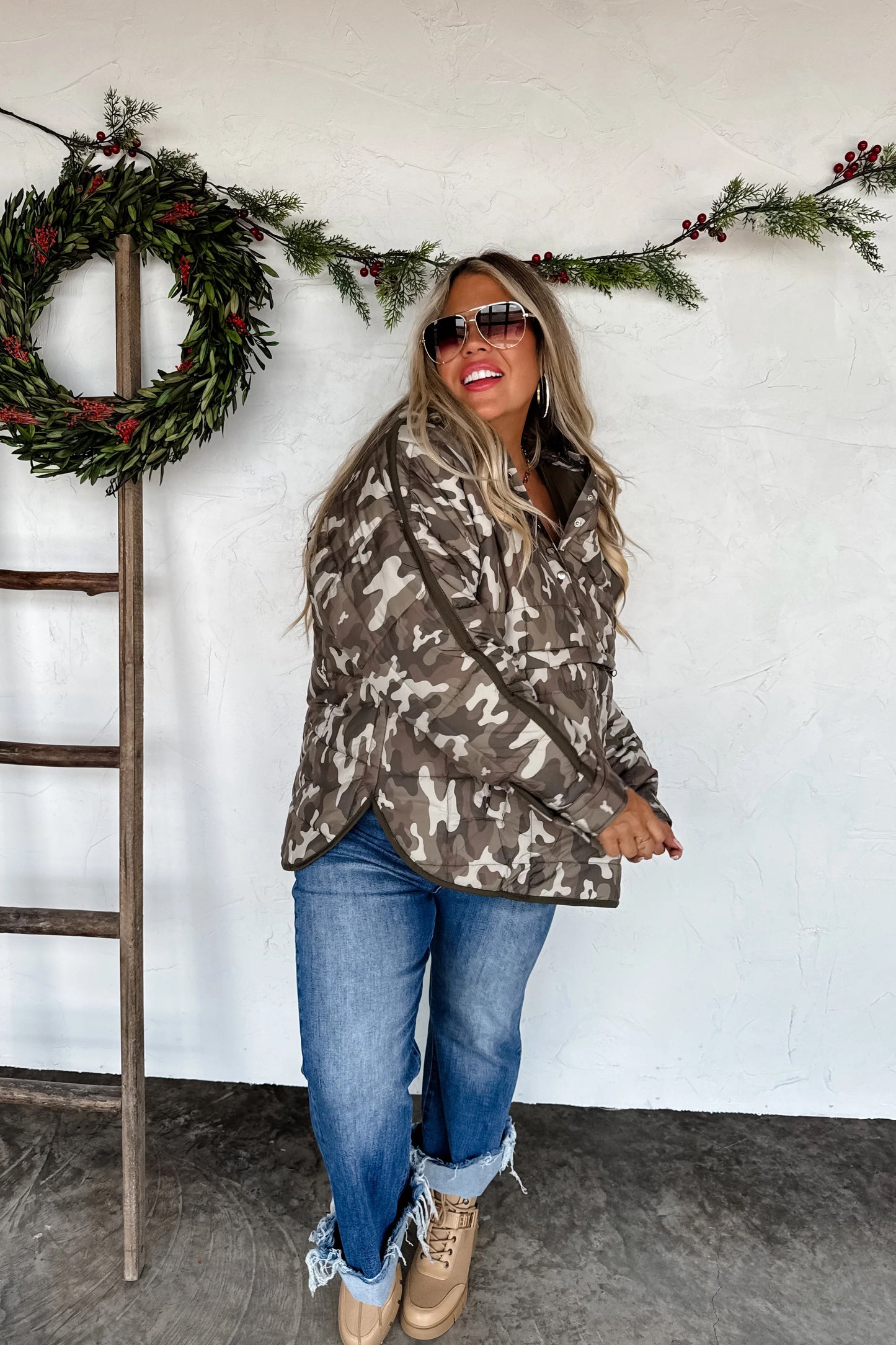 PEYTON PUFFER JACKET - Camo