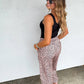 COCO CHEETAH JOGGER PANTS