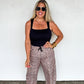 COCO CHEETAH JOGGER PANTS