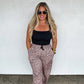 COCO CHEETAH JOGGER PANTS