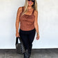 DESERT BELLE SUEDE TANK