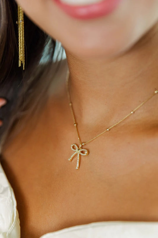 TS Isabella Bow Necklace