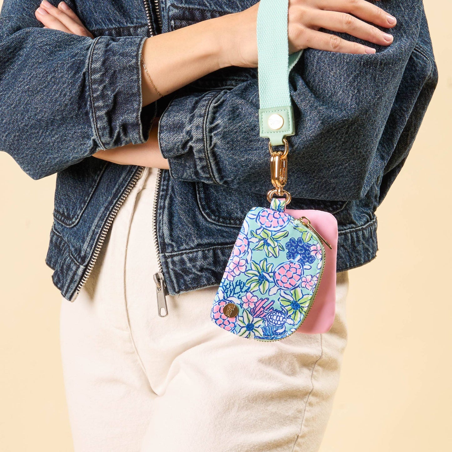 Dynamic Duo Pouch Wristlet-Coastal Cove