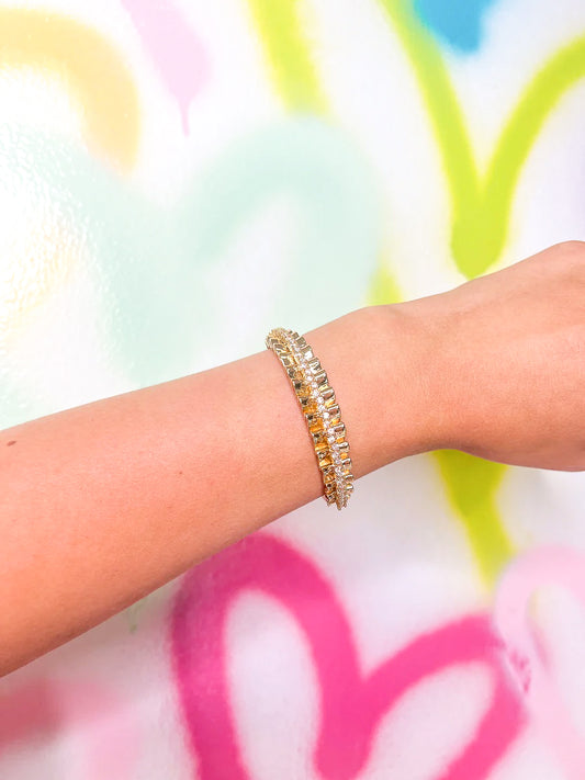 TS Gold Statement Bracelet - Coco