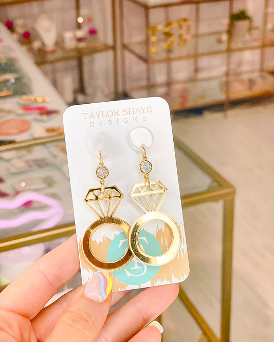 TS Put A Ring On It Drops Earrings