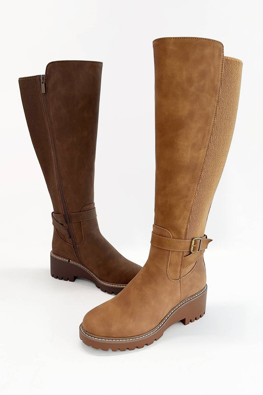 AGENDA-28 ELASTIC BACK PANEL TALL RIDING BOOTS