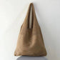 CWAB1952_SOLID COLOR VINTAGE KNIT TOTE BAG