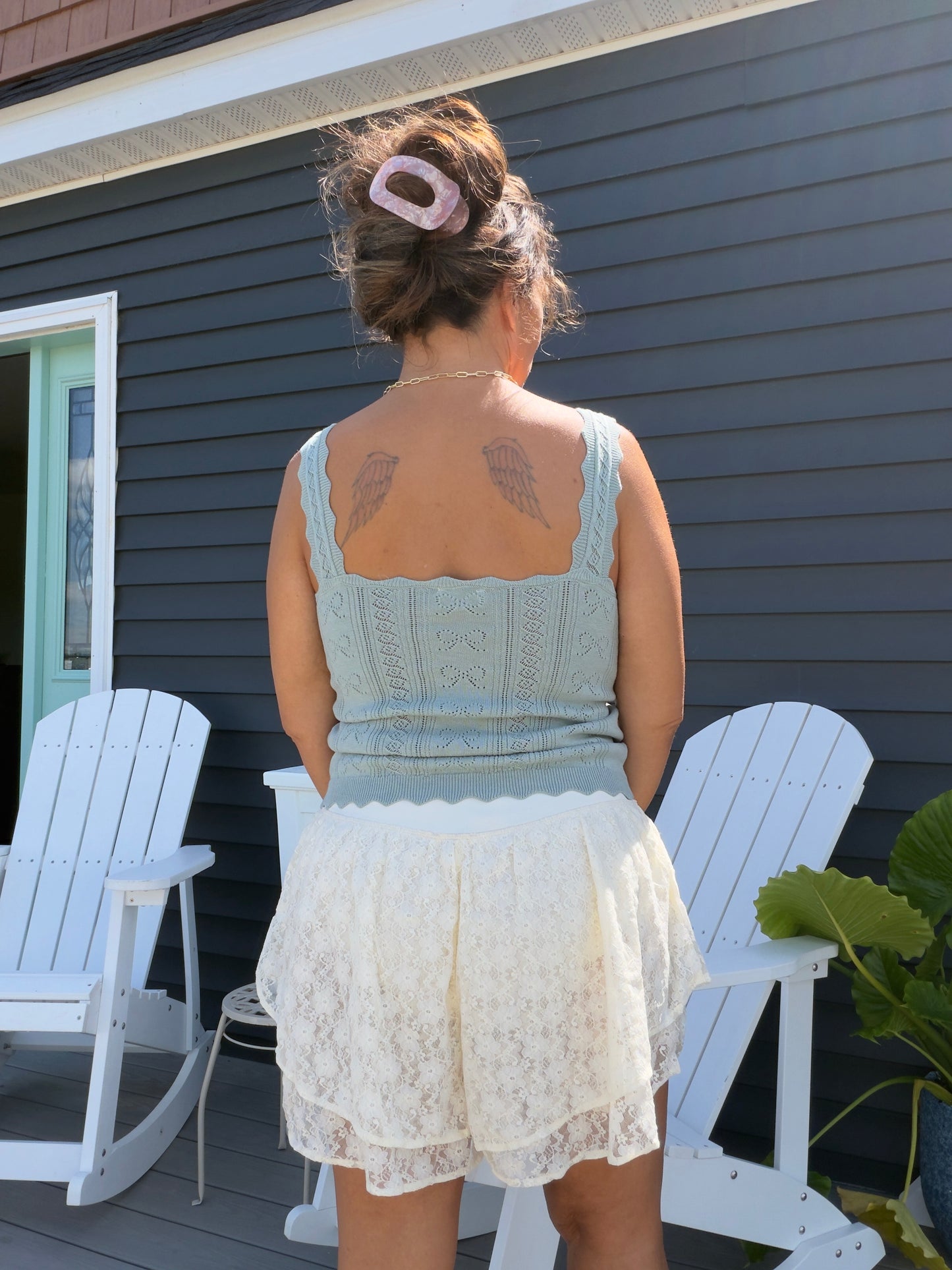 Cloud Nine Lace Shorts