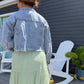 Bow Down Denim Jacket