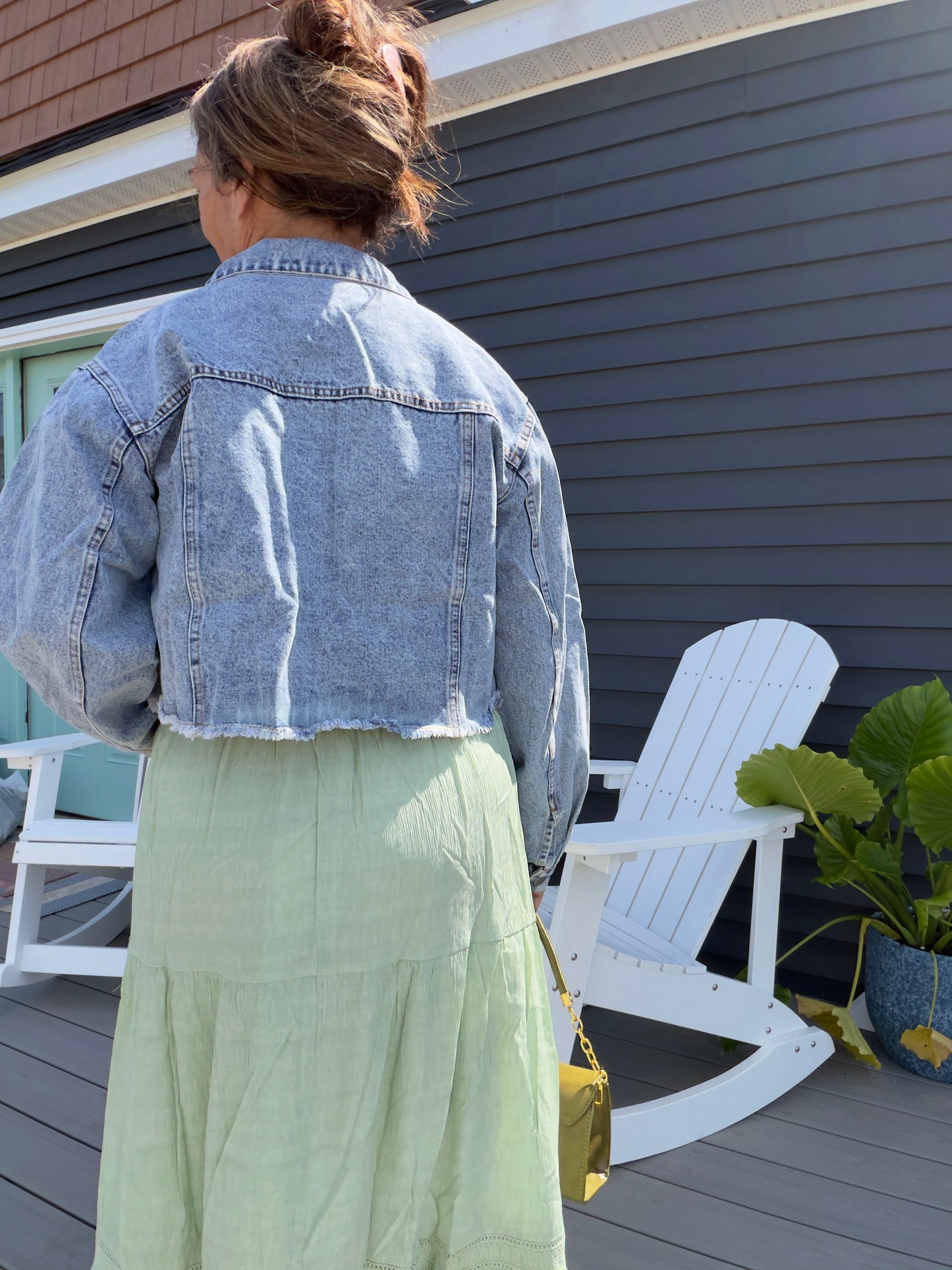 Bow Down Denim Jacket