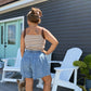 The Boardwalk Mocha Stripe Tank